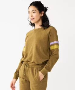 Women's Sonoma Goods For Life® Petite Everyday Crewneck Sweatshirt