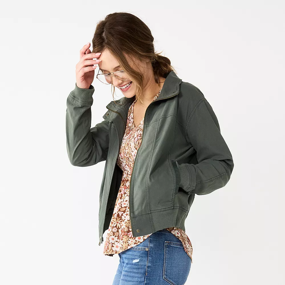 Petite Sonoma Goods For Life® Shrunken Jacket - Image 2