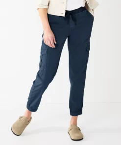Petite Sonoma Goods For Life® Mid Rise Pull On Jogger Pants