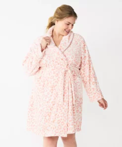 Plus Size Sonoma Goods For Life® Short Plush Robe