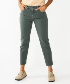 Women's Sonoma Goods For Life® High-Waisted Boyfriend Jeans