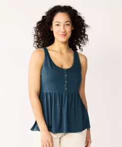 Women's Sonoma Goods For Life® Button Utility Tank