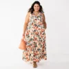 Plus Size Sonoma Goods For Life® Tiered Maxi Dress