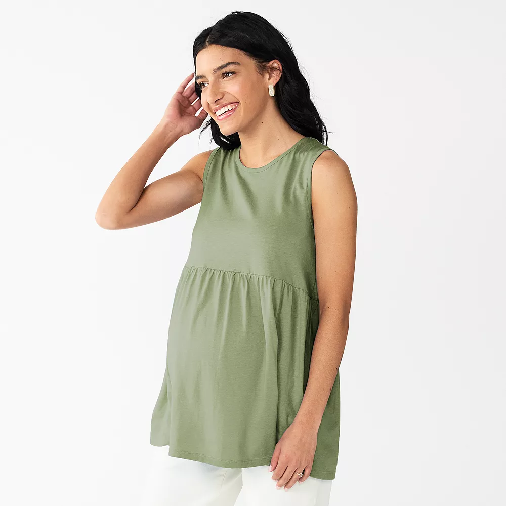Maternity Sonoma Goods For Life® Swing Babydoll Top - Image 2