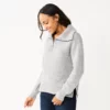 Women's Sonoma Goods For Life® Cozy Quarter-Zip Sweater