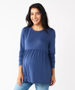 Maternity Sonoma Goods For Life® Long Sleeve Empire Waist Top