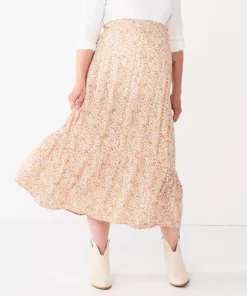 Maternity Sonoma Goods For Life® Smocked Waist Skirt