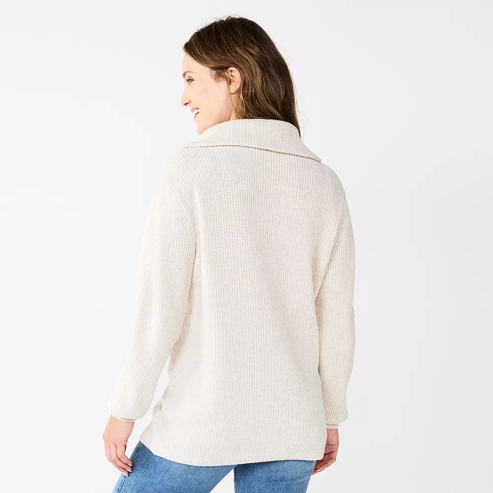 Maternity Sonoma Goods For Life® Nursing Henley Sweater - Image 4