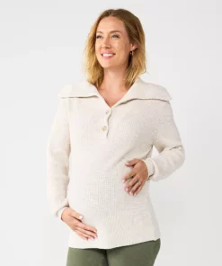 Maternity Sonoma Goods For Life® Nursing Henley Sweater