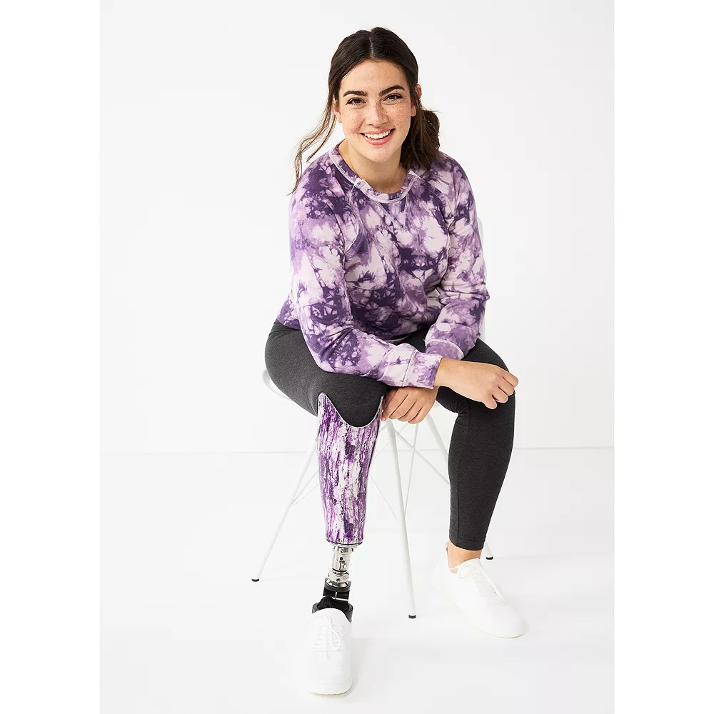 Women's Sonoma Goods For Life® Everyday Adaptive & Easy Dressing Crewneck Sweatshirt - Image 7