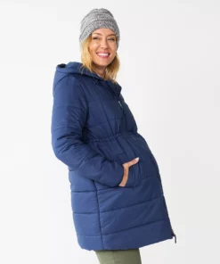 Maternity Sonoma Goods For Life® Cinch Waist Puffer Jacket