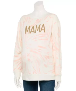 Maternity Sonoma Goods For Life® Drop Shoulder Fleece Graphic Sweatshirt