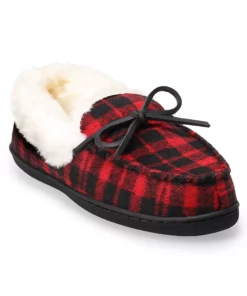 Women's Sonoma Goods For Life® Plaid Felt Moccasin