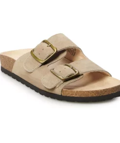 Sonoma Goods For Life® Artwork 02 Women's Suede Slide Sandals