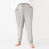 Plus Size Sonoma Goods For Life® Soft Knit Banded Bottom Pajama Pants