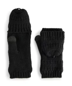 Women's Sonoma Goods For Life® Ladder Stitch Flip Top Mittens