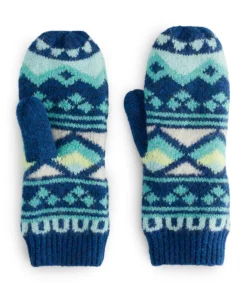 Women's Sonoma Goods For Life® Fairisle and Solid Lined Mittens