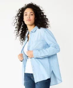 Women's Sonoma Goods For Life® Relaxed Button Down Shirt