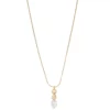 Sonoma Goods For Life® Chain With Casted Metal & Pearl Drop Pendant Necklace