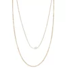 Sonoma Goods For Life® 2 Row Multi Chain With Single Pearl Station Necklace