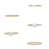 Sonoma Goods For Life® Pearl & Twisted Ring 5 Pack