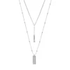 Sonoma Goods For Life® Rectangle High-Low Nickel Free Pendant Necklace