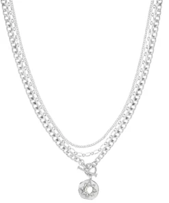 Sonoma Goods For Life® 3 Row Toggle & Celestial Pendant Necklace