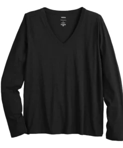 Women's Sonoma Goods For Life® Everyday Adaptive & Easy Dressing V-Neck Long Sleeve Top