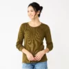 Women's Sonoma Goods For Life® Essential Henley Top