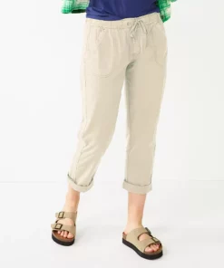 Women's Sonoma Goods For Life® Paperbag Waist Capri Pants