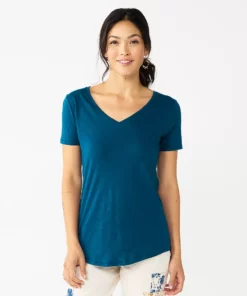 Women's Sonoma Goods For Life® Essential V-Neck Tee