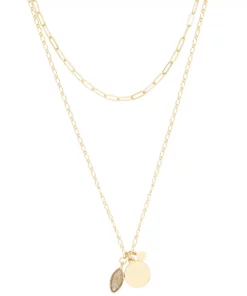 Sonoma Goods For Life® 2 Row Semi Charm Long Necklace