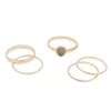 Sonoma Goods For Life® Gold Tone Stone Ring Set