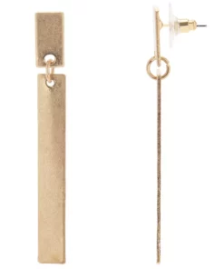 Sonoma Goods For Life® Gold Tone Linear Bar Drop Earrings