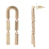 Sonoma Goods For Life® Gold Tone Shaky Bar U Shaped Drop Earrings