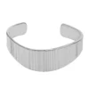 Sonoma Goods For Life® Silver Tone Wavy Textured Chunky Cuff Bracelet
