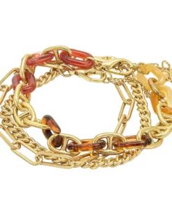 Sonoma Goods For Life® Gold Tone Multi Chain 3-piece Bracelet Set