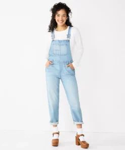 Women's Sonoma Goods For Life® Cropped Jean Overalls