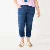 Plus Size Sonoma Goods For Life® Rolled Hem Crop Jeans