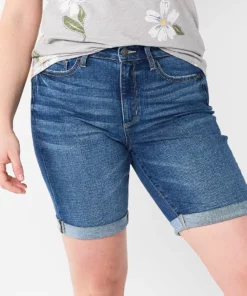 Women's Sonoma Goods For Life® Denim Bermuda Shorts