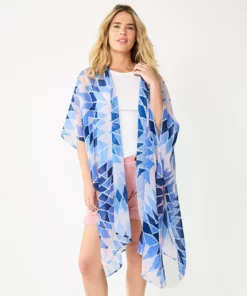 Women's Sonoma Goods For Life® Patchwork Long Ruana