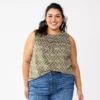 Plus Size Sonoma Goods For Life® Yoke Front Tank