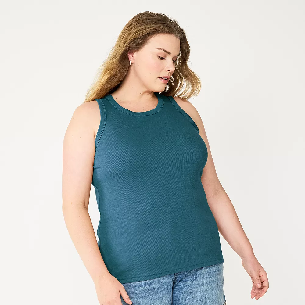 Plus Size Sonoma Goods For Life® High Neck Layering Tank - Image 8