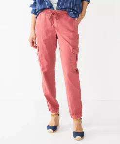 Women's Sonoma Goods For Life® Mid Rise Pull On Jogger Pants