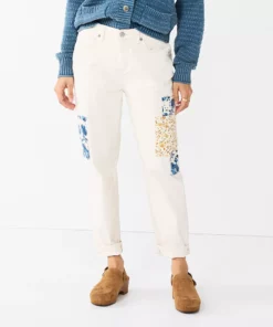 Women's Sonoma Goods For Life® High-Waisted Boyfriend Jeans