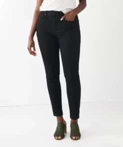 Women's Sonoma Goods For Life® Curvy High-Waisted Skinny Jeans - Size: 4 (AVG/REG)